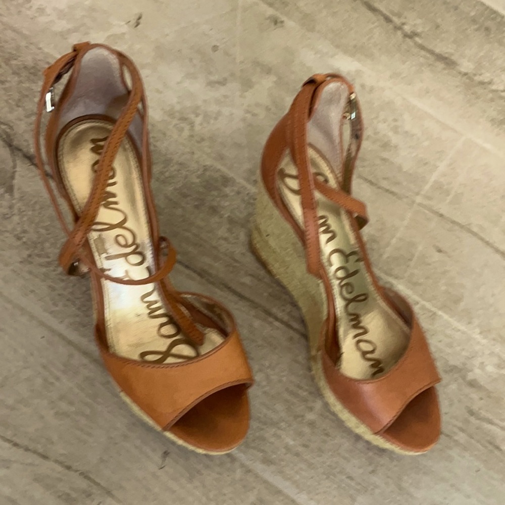 Sam Edelman platform brown -size 8